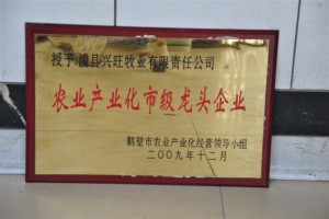 農業產業化市級龍頭企業
